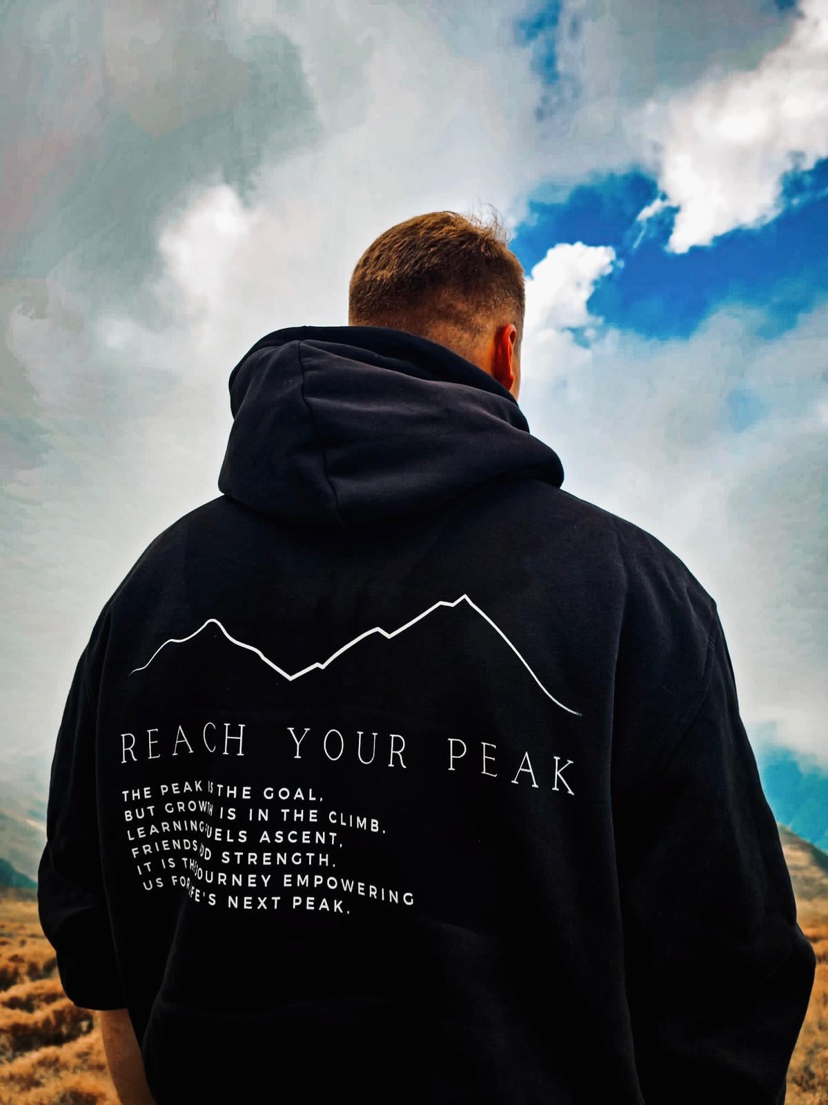 Oversized Hoodie „REACH YOUR PEAK“