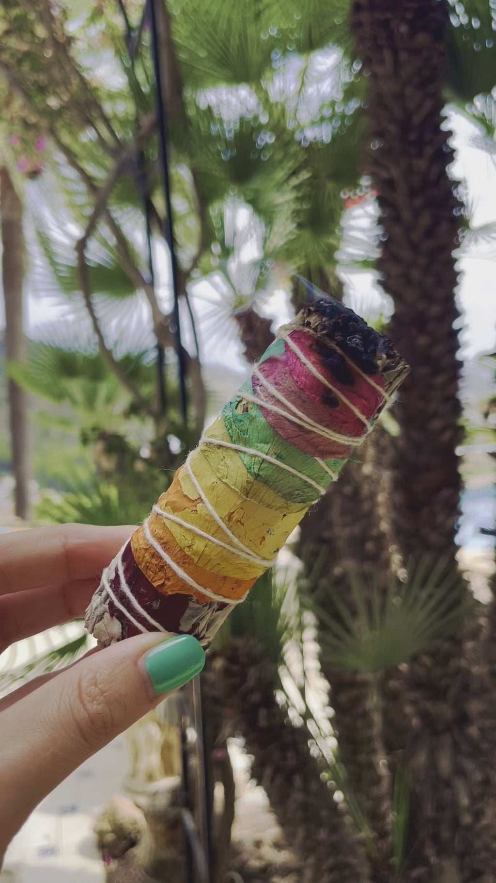 7 Chakra-Rosen-Salbei-Bündel